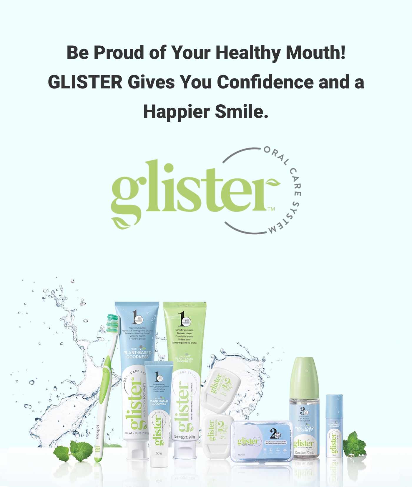 glister multi action oral care