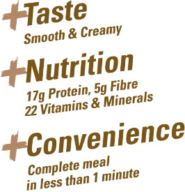 Taste, Nutrition and Convienience